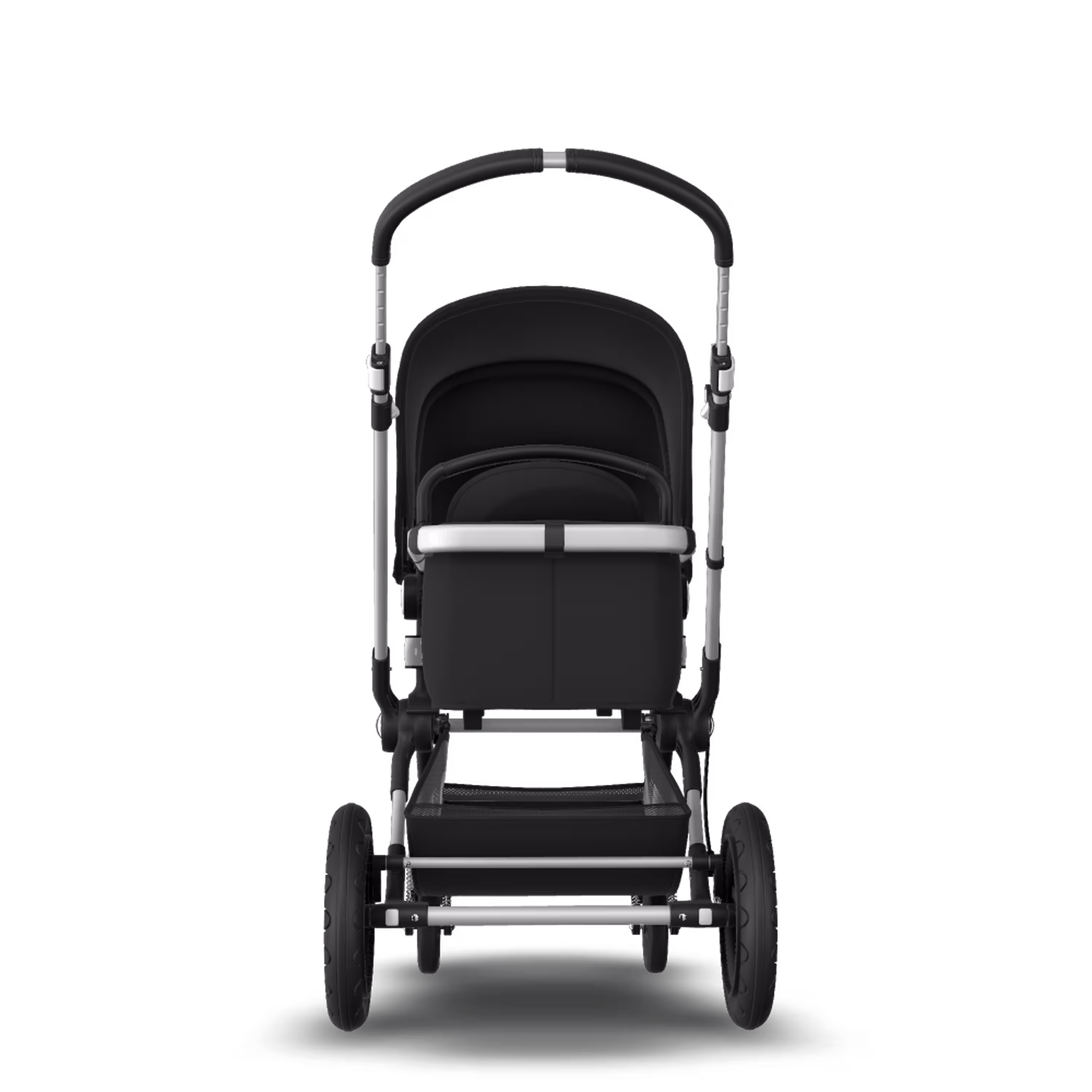Bugaboo Cameleon 3 Plus seat and carrycot pushchair black sun canopy, black fabrics, aluminium base - Main Modal Image Slide 3 of 8