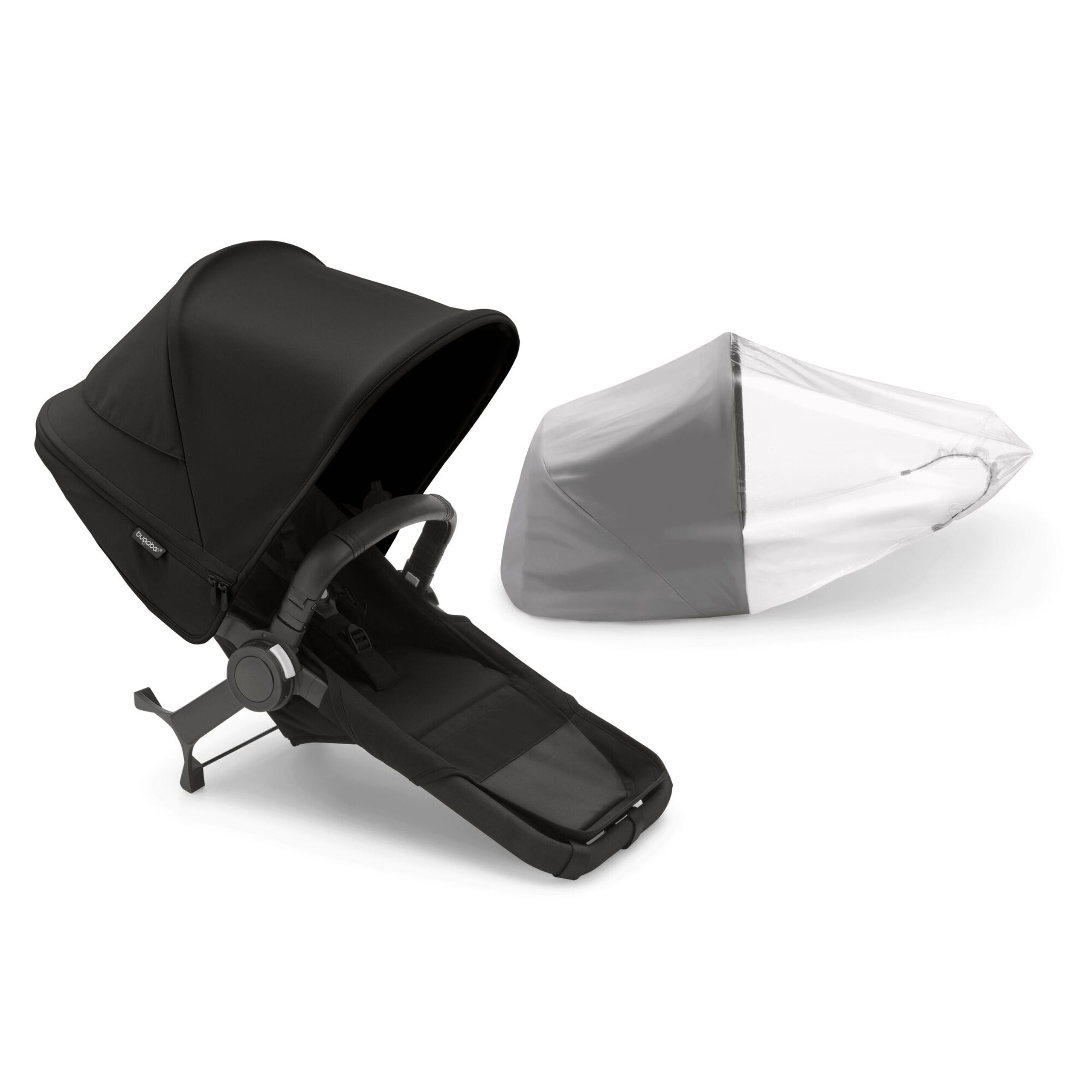 Bugaboo Donkey 5 Duo extension complete ASIA MIDNIGHT BLACK-MIDNIGHT BLACK - Thumbnail Slide 2 of 2