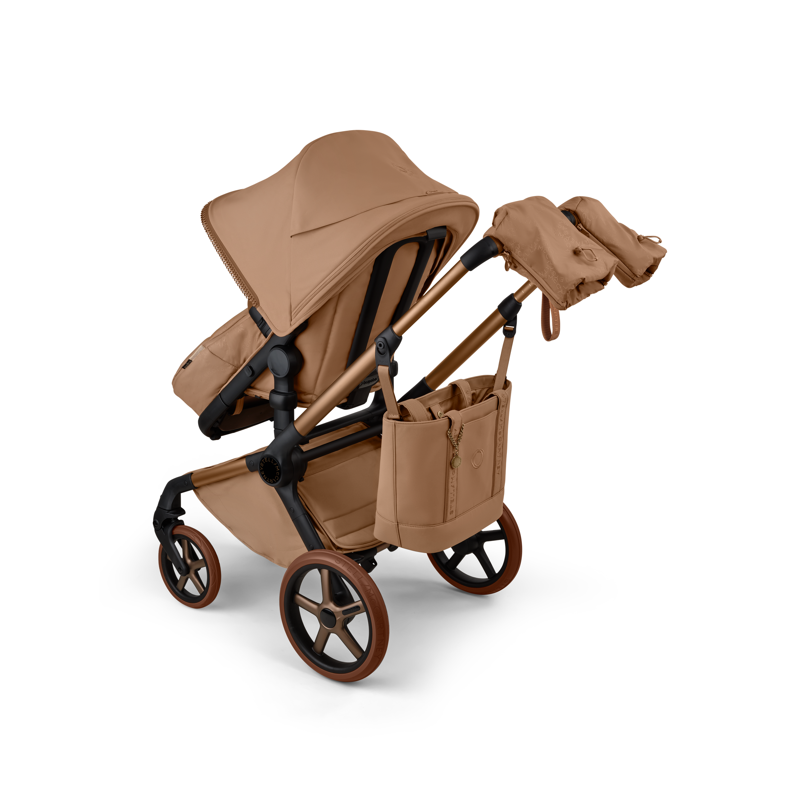 Bugaboo X StellaMcCartney mittens TOBACCO BROWN - Thumbnail Slide 6 of 6