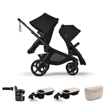 Bugaboo Kangaroo Double Seat Stroller Essentials Bundle