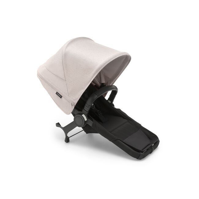 Bugaboo Donkey 5 Duo extension complete RW fabric US MIDNIGHT BLACK-MISTY WHITE - Main Image Slide 2 of 2