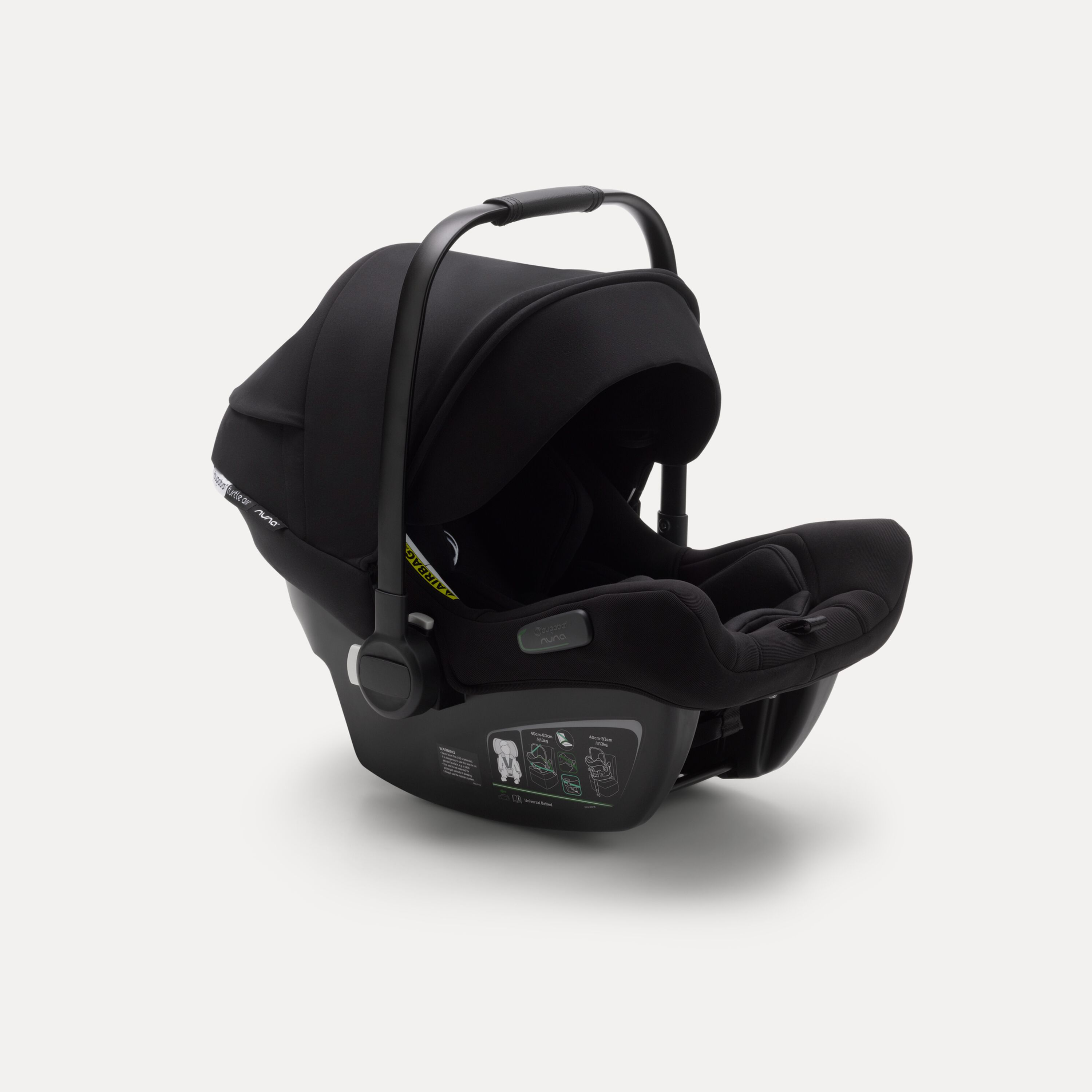 Bugaboo Donkey 3 Mono travel system black sun canopy, black fabrics, aluminium base - Main Modal Image Slide 11 of 15