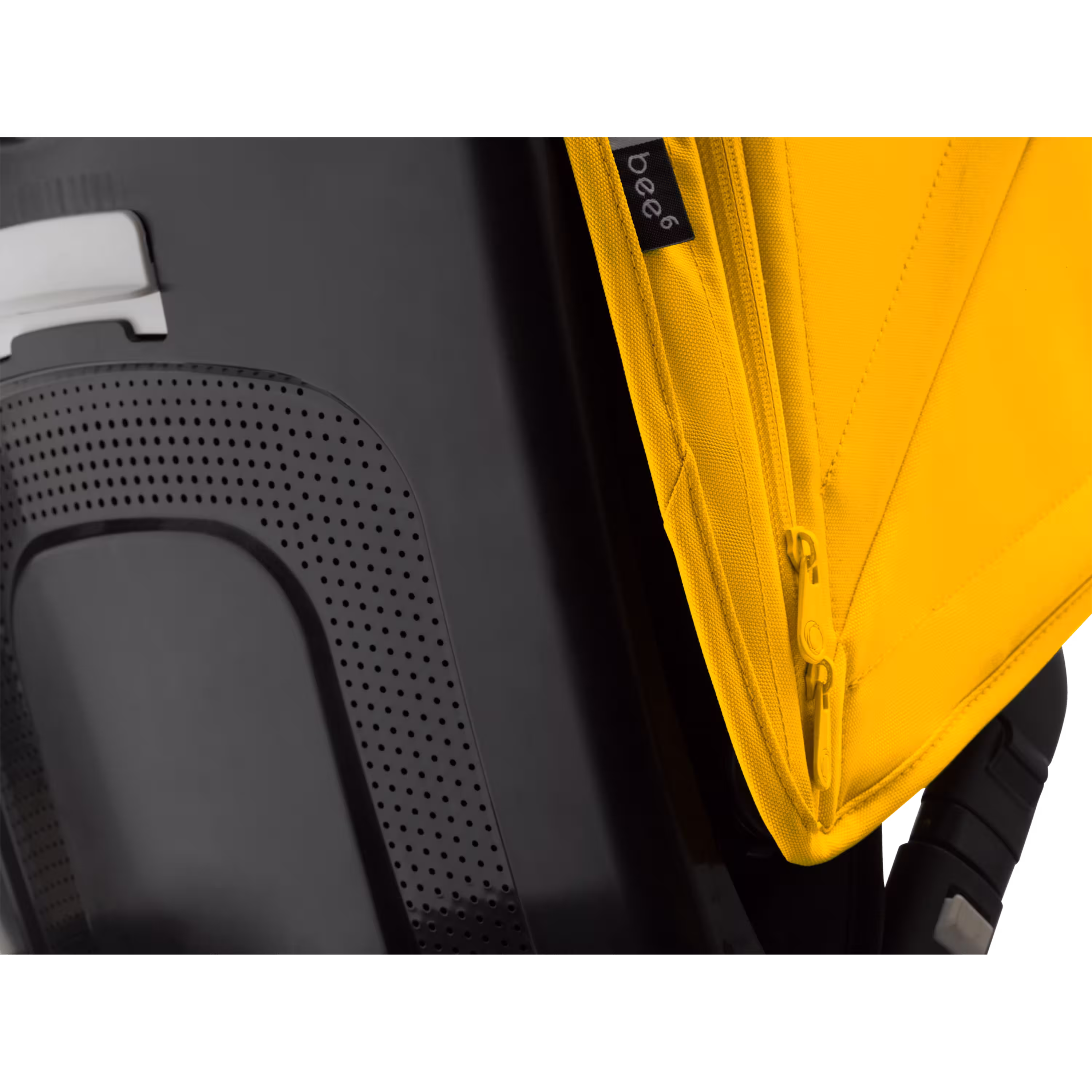 US - B6 bassinet stroller bundle black, black, lemon yellow - Main Modal Image Slide 9 of 15