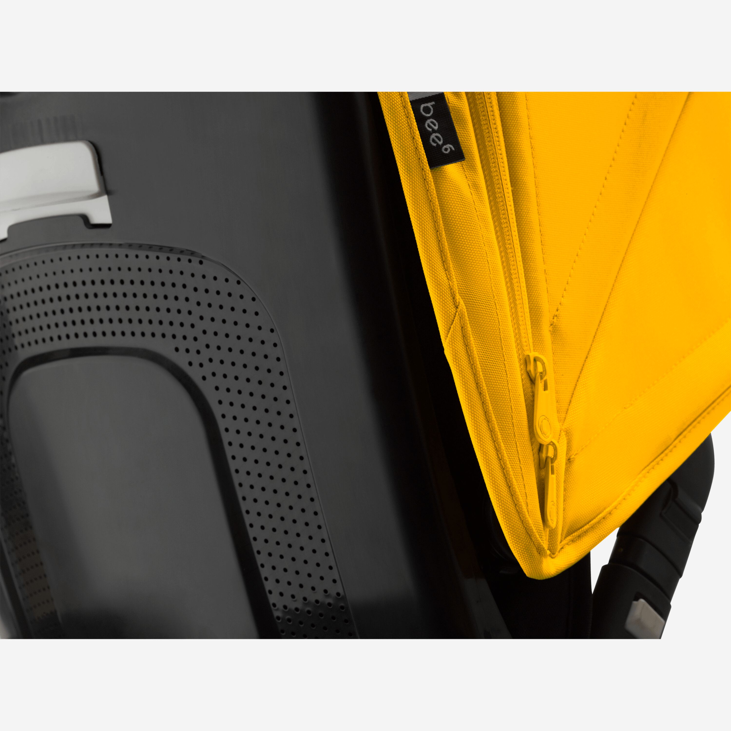 US - B6 bassinet stroller bundle black, black, lemon yellow - Main Modal Image Slide 9 of 15