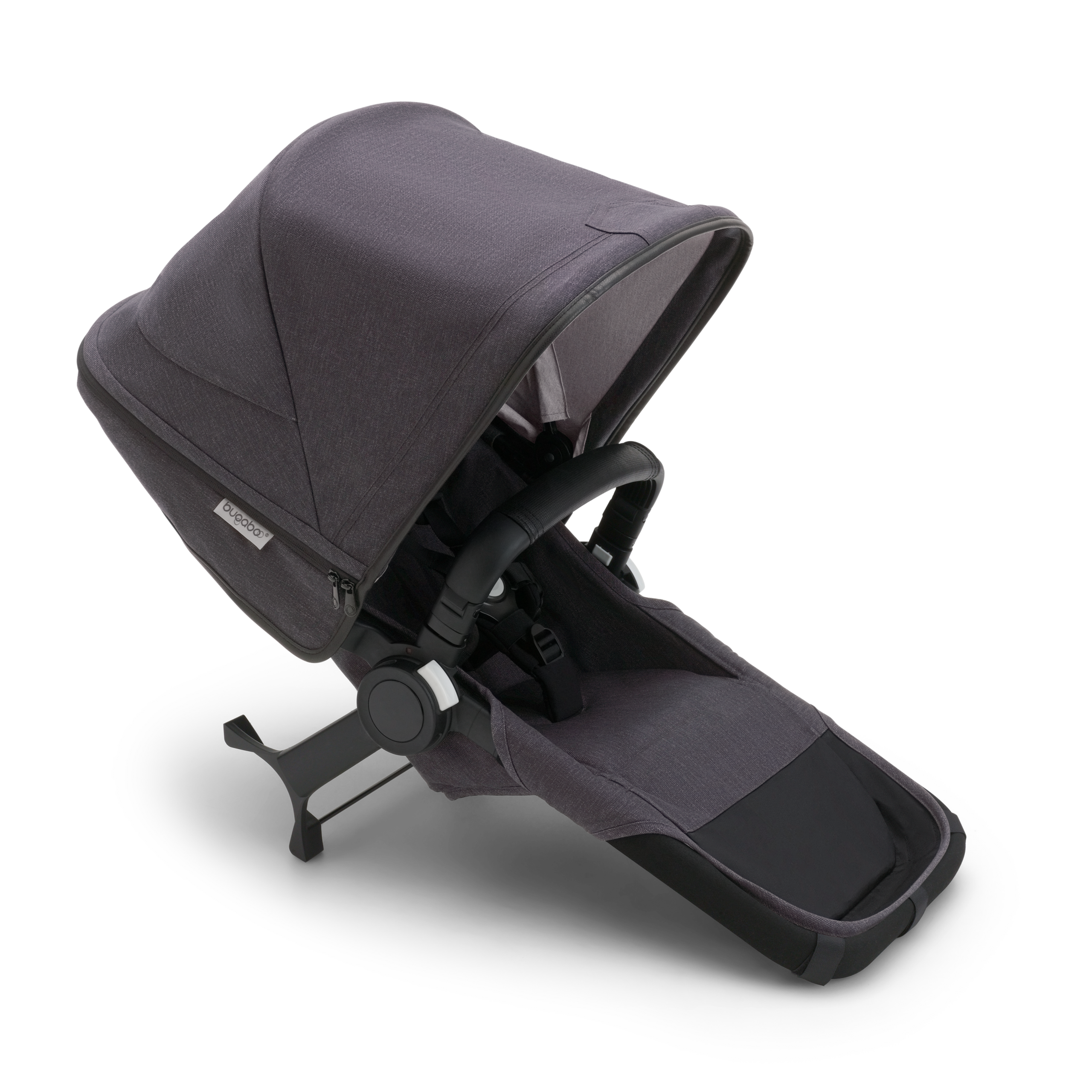 Refurbished Bugaboo Donkey 5 Mineral Duo extension complete WASHED BLACK - Thumbnail Slide 1 van 2