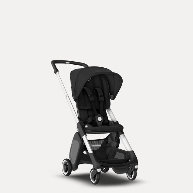 Bugaboo Ant seat stroller black sun canopy, black fabrics, aluminium base - Main Image Slide 1 of 6