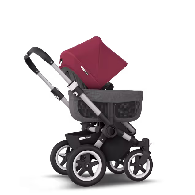 Bugaboo Donkey2 mono complete ASIA ALU/GREYM-RRED - Main Image Slide 2 of 6