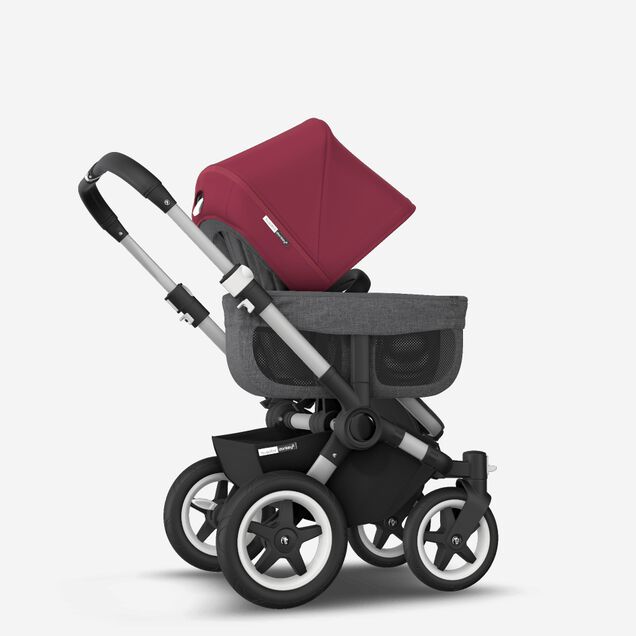 Bugaboo Donkey2 Mono complete ALU/GREYM-RRED - Main Image Slide 2 of 6