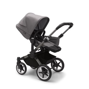 Refurbished Bugaboo Donkey 5 Mono complete UK GRAPHITE/GREY MÉLANGE-GREY MÉLANGE - view 2