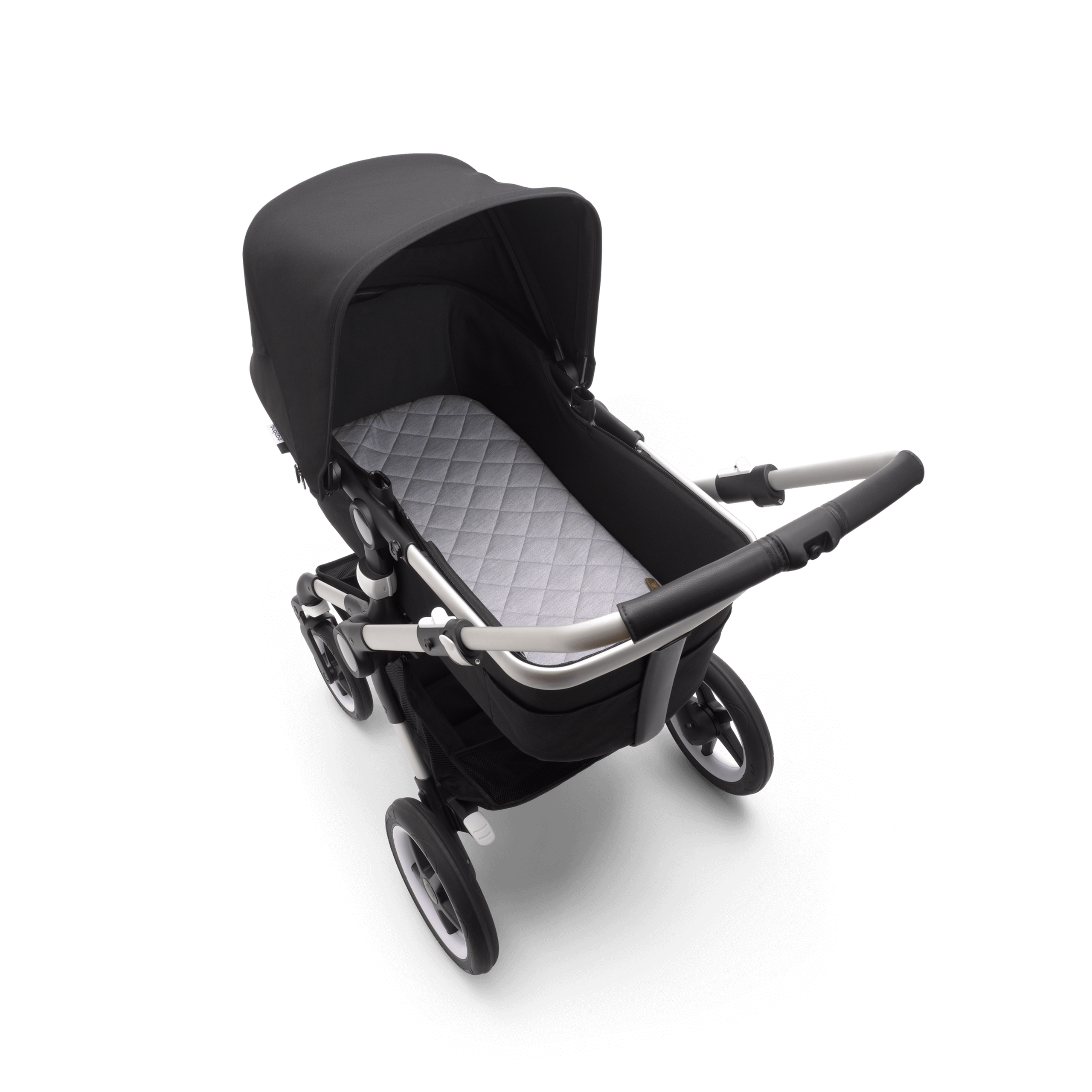 Refurbished Bugaboo Wool Mattress Cover- GREY MELANGE - Thumbnail Slide 2 of 5