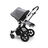 Bugaboo Cameleon 3 Plus seat and carrycot pushchair grey melange sun canopy, grey melange fabrics, aluminium base - Thumbnail Slide 1 of 3