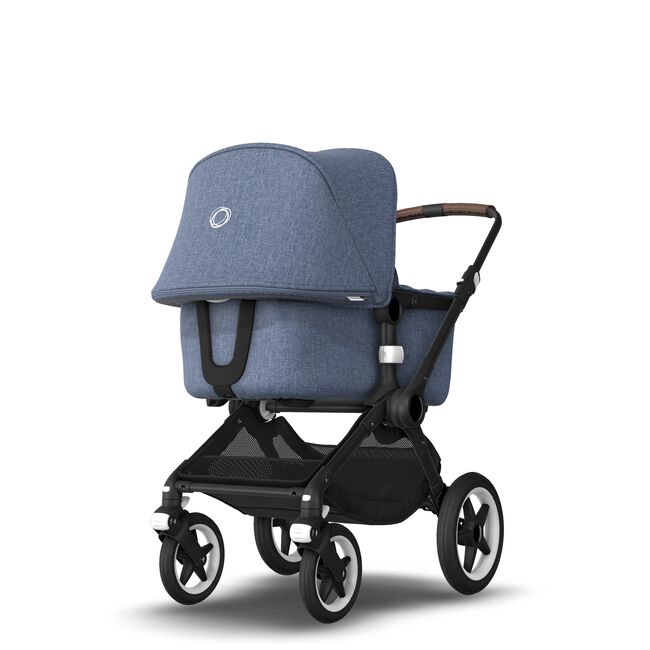 ASIA - Bugaboo Fox stroller bundle Black blue melange - Main Image Slide 5 of 6