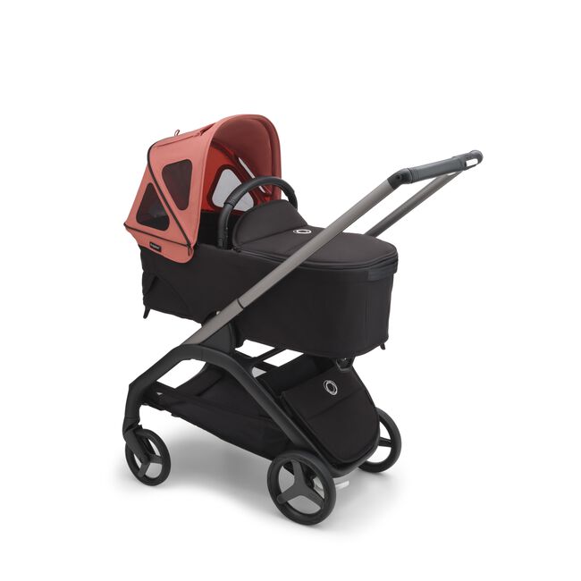 Refurbished Bugaboo Dragonfly breezy sun canopy SUNRISE RED - Main Image Slide 2 of 5