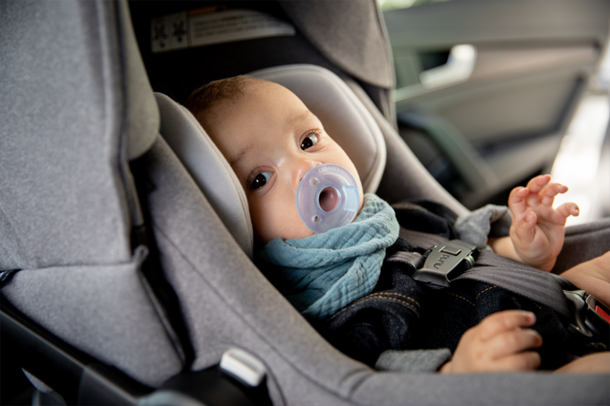 Baby in car seat