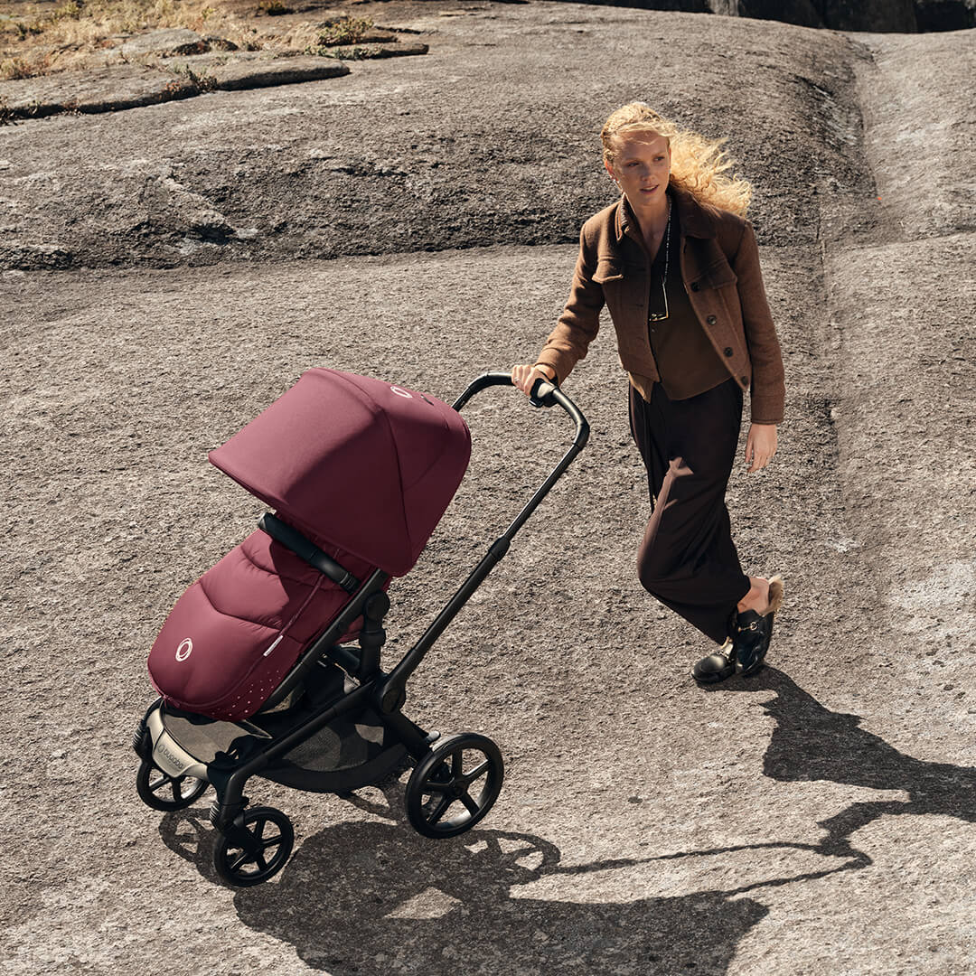 Bugaboo Dragonfly 2-in-1-Kinderwagen Sonnendach grey mélange, Bezüge ...