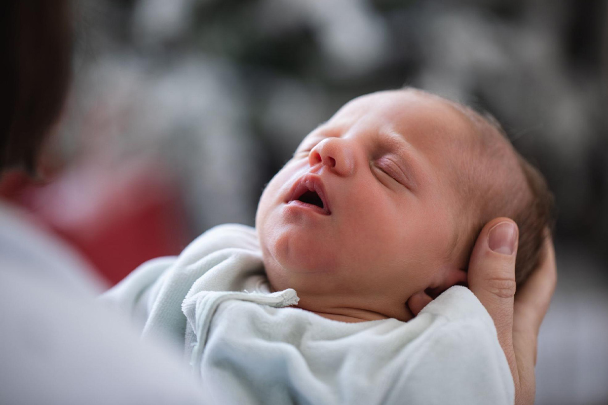 Sleeping newborn