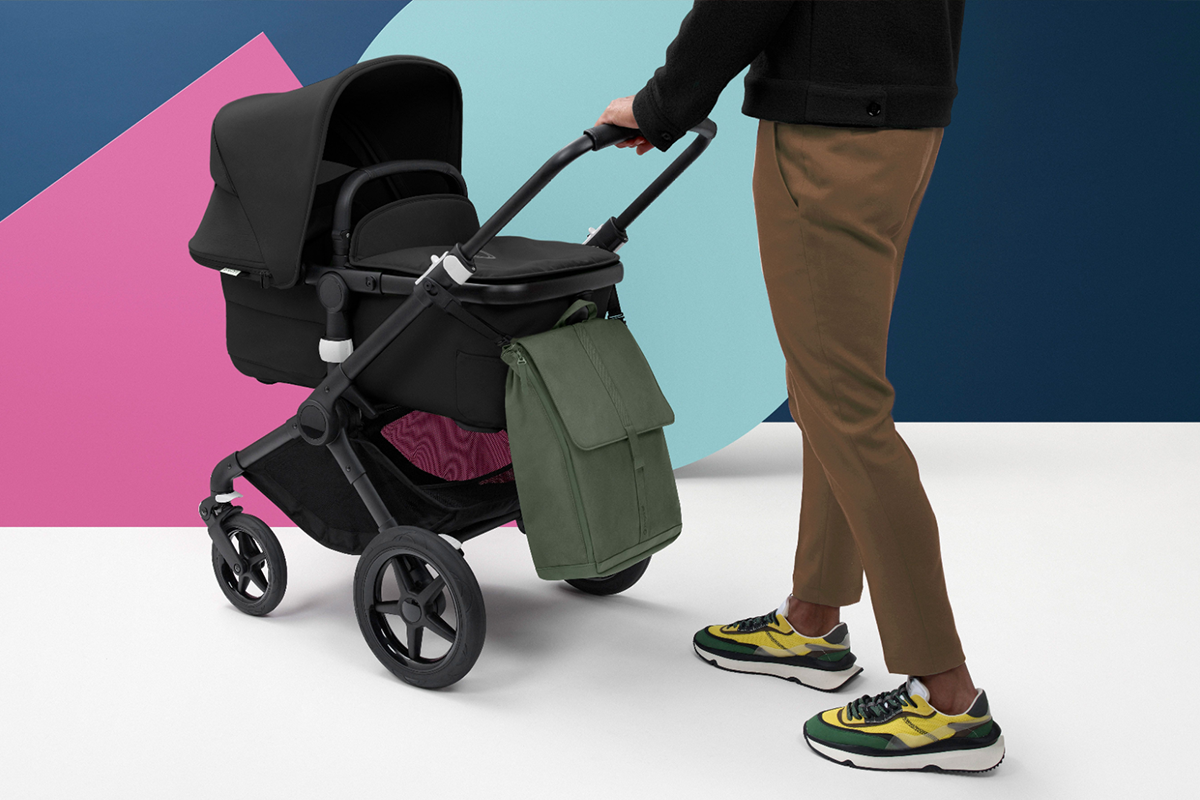 Attachable stroller backpack