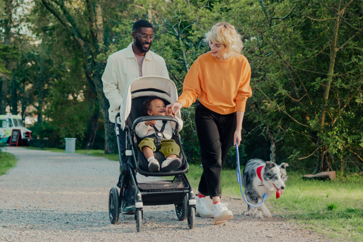 Young family taking a babymoon trip