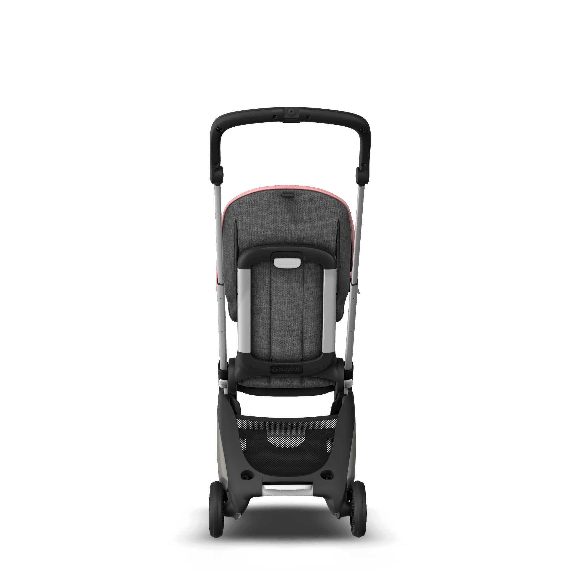 Bugaboo Ant Sit and stand travel stroller pink mélange sun canopy