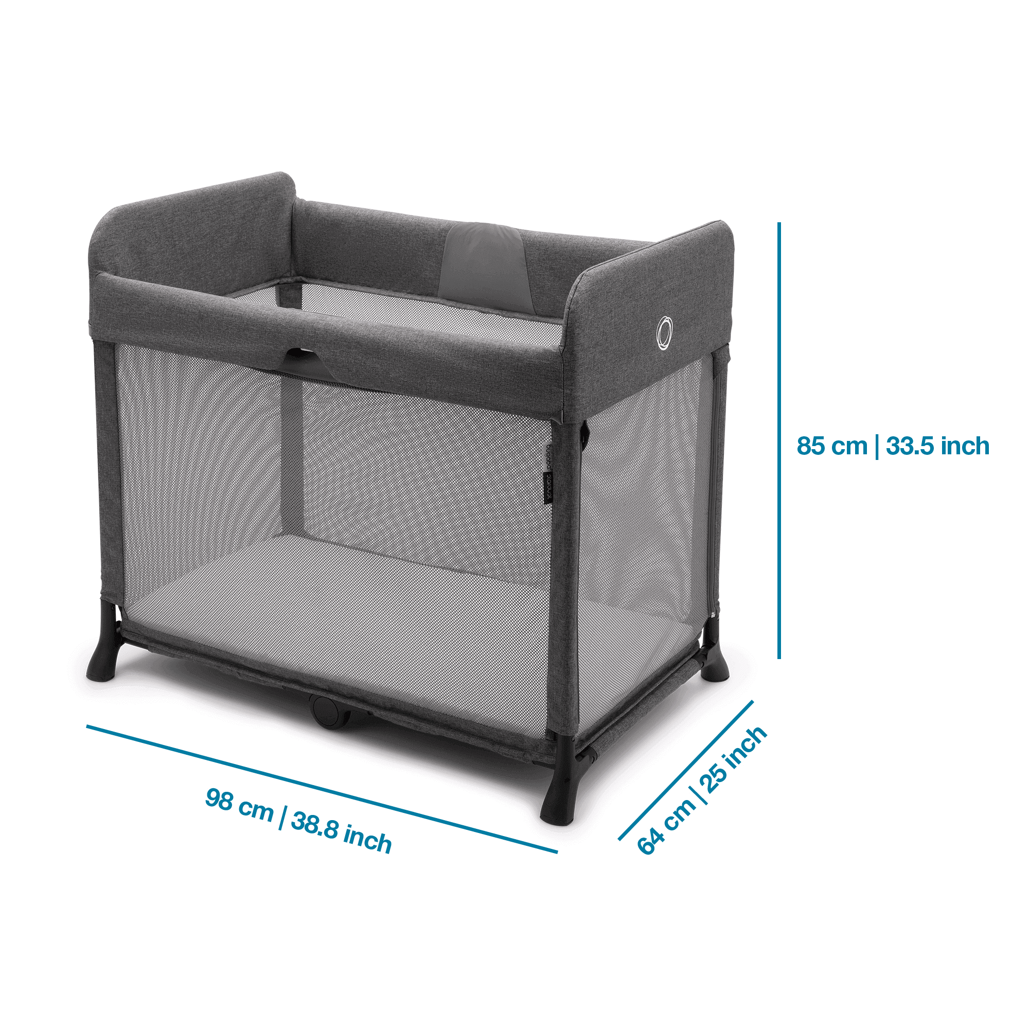 Bugaboo スターダスト トラベルコット　グレー Bugaboo Stardust Grey mélange | Bugaboo