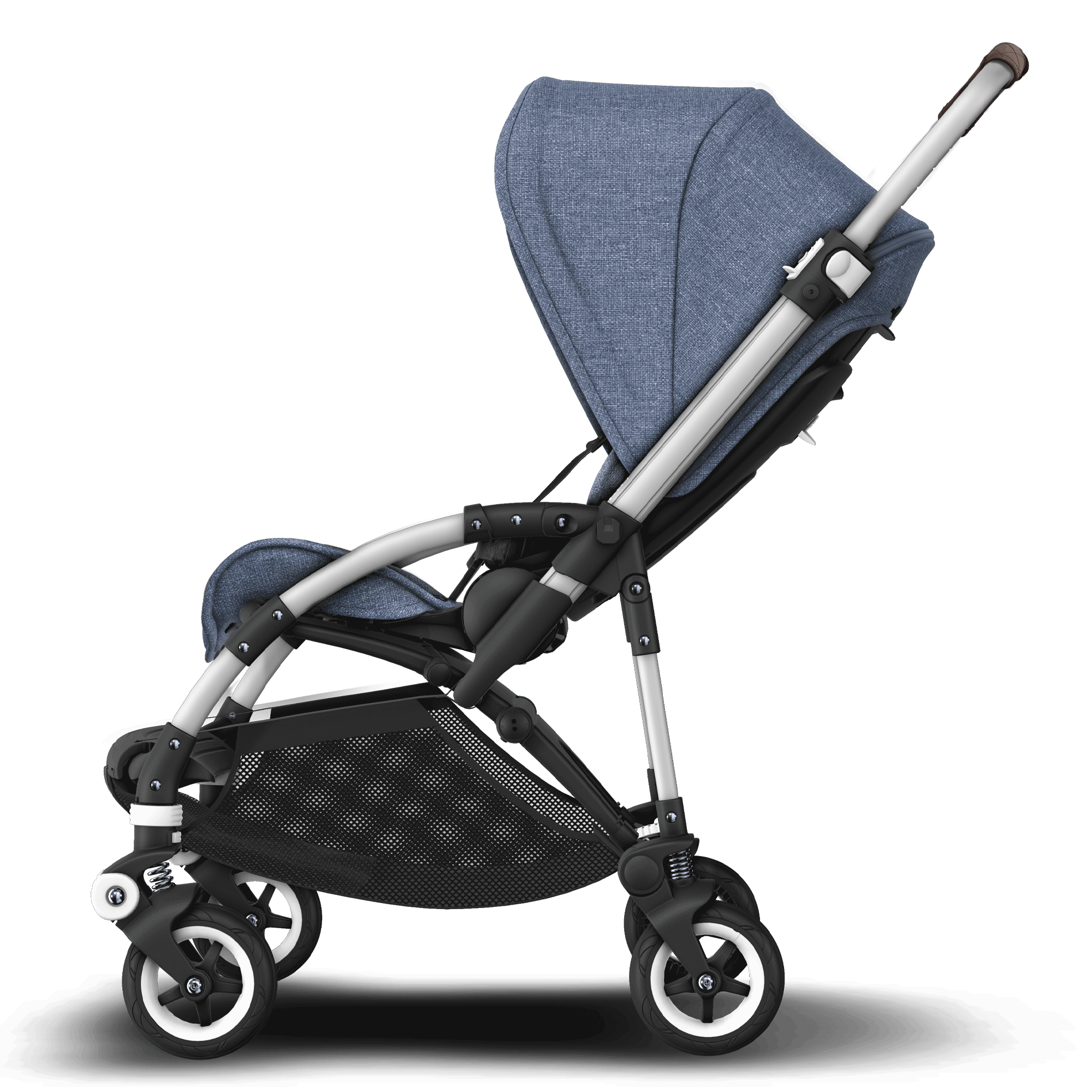 Bugaboo bee5 ネイビー ブリージーサンキャノピーなどオプションあり Bugaboo Bee 5 complete pushchair blue melange sun canopy, blue