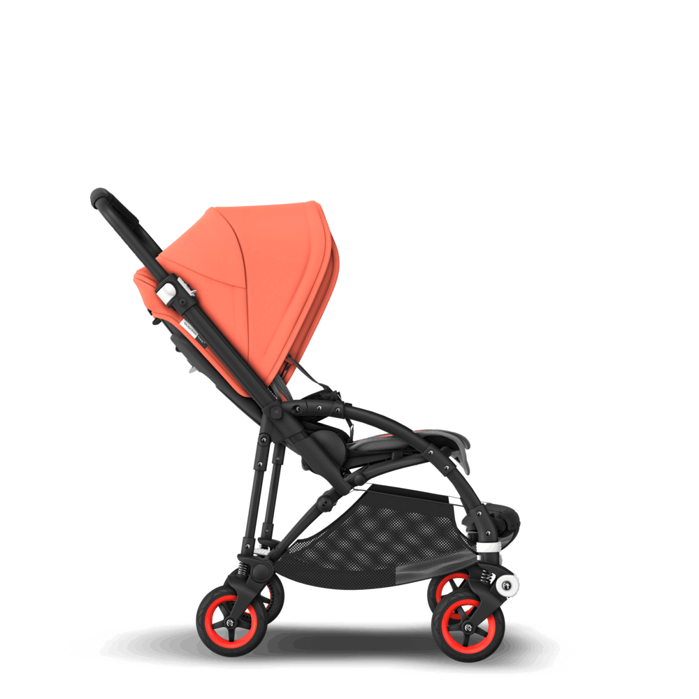 Machine Washable Red Mélange Bugaboo Bee5 Sun Canopy Extendable Sun Shade for Full Weather Protection 