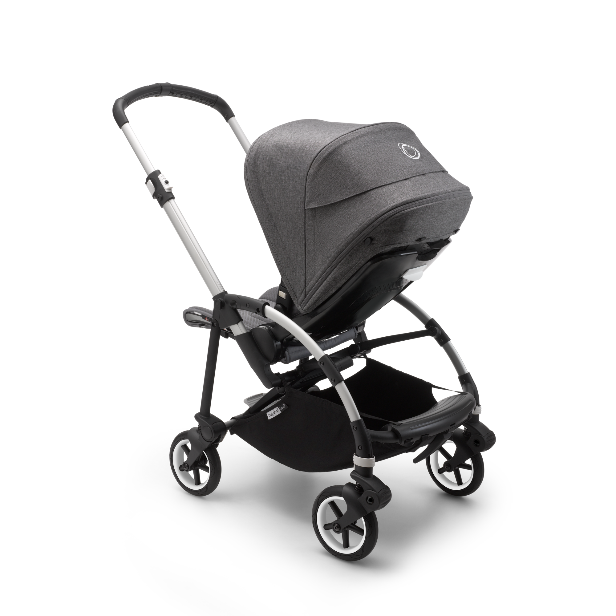 Bugaboo Bee 6 seat stroller Grey Melange sun canopy, Grey Melange