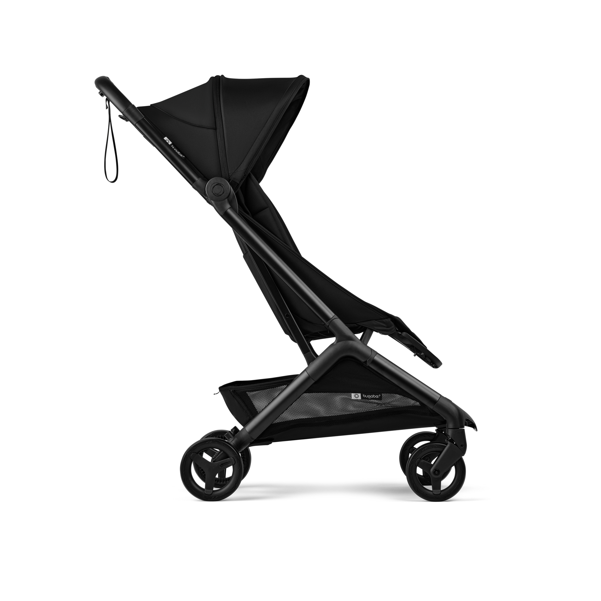 Bugaboo Butterfly 2 travel stroller heritage black sun canopy