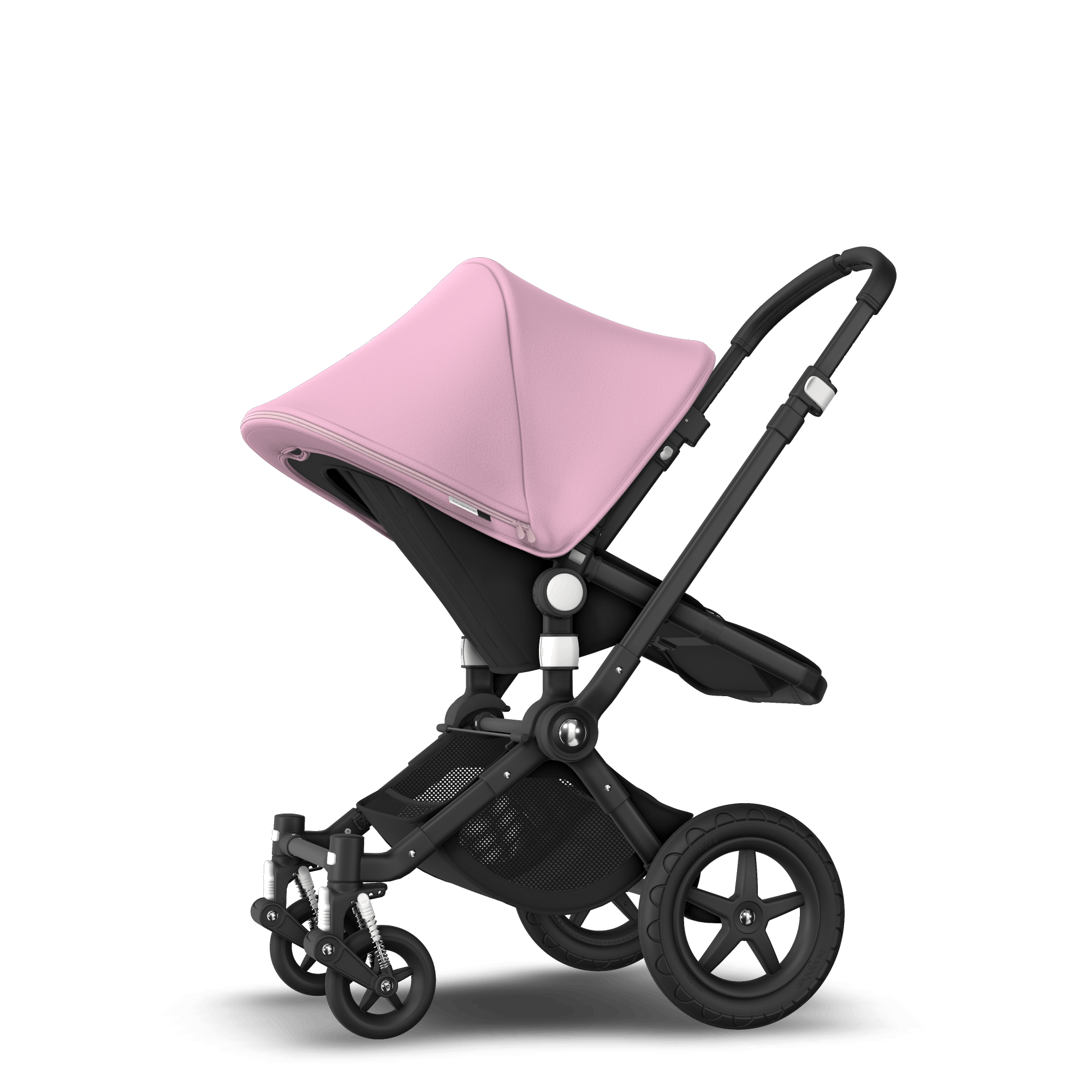 バガブー カメレオン 3 ソフトピンク sun canopy, ブラック fabrics 