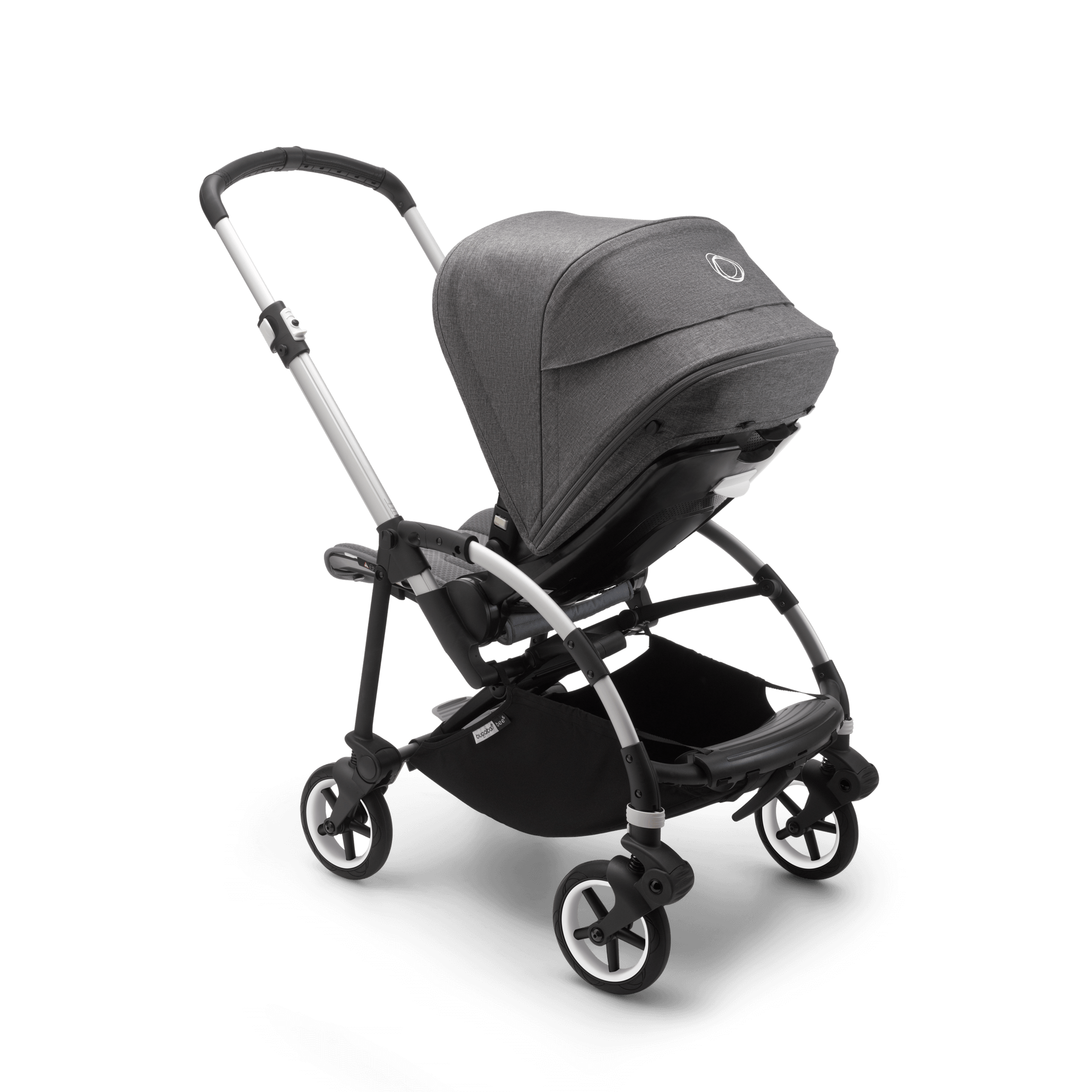 Bugaboo Bee 6 seat and bassinet stroller Grey Melange sun