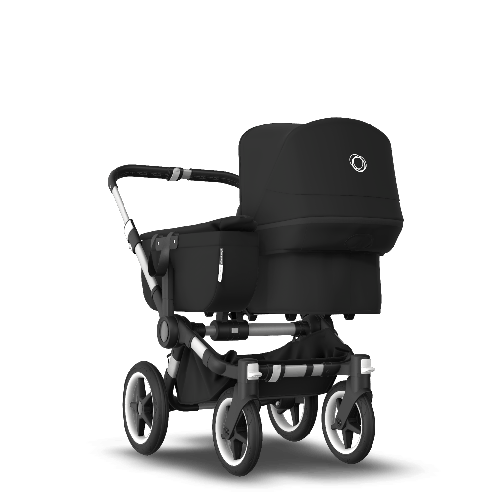 Bugaboo Donkey 3 Mono carrycot and seat pushchair Black sun canopy