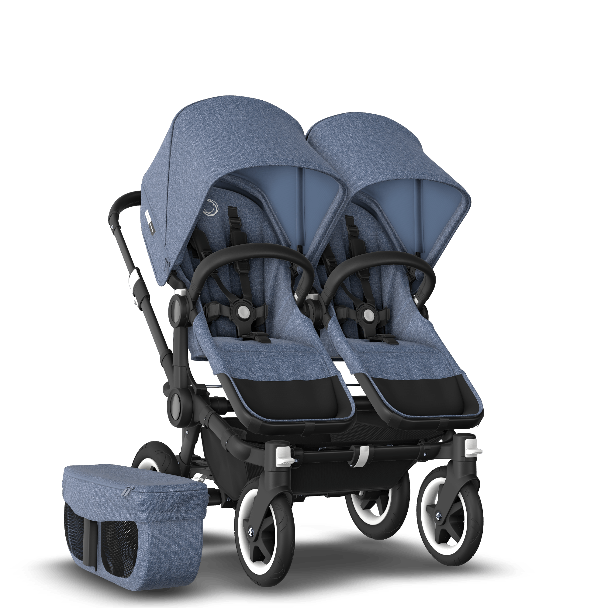 Canopy Neon Bugaboo Donkey2 Sun Canopy Bugaboo Donkey Twin Sit And Stand  Stroller Blue Melange Sun Canopy, Blue Melange Fabrics, Black Base Bugaboo