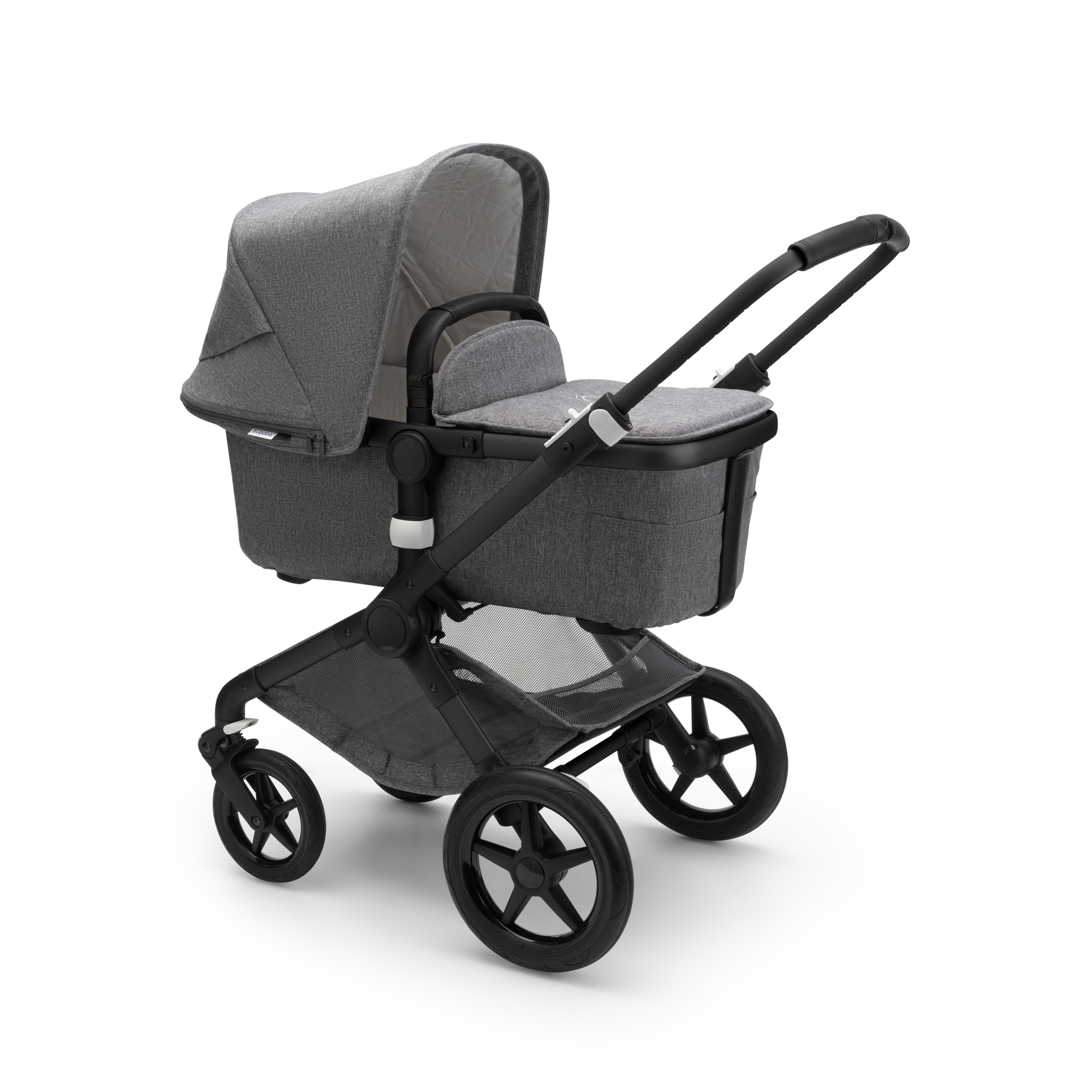 Refurbished Bugaboo Fox2 Classic complete BLACK/GREY MELANGE