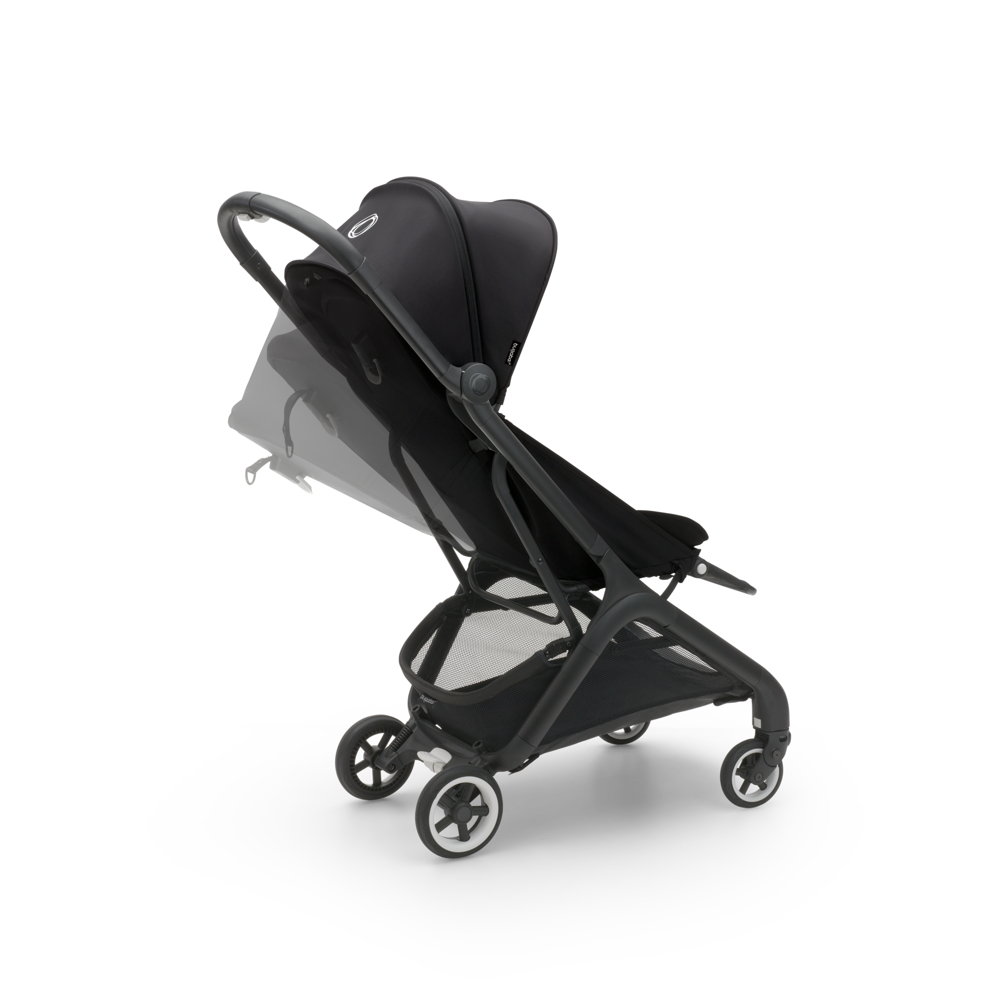 Bugaboo Butterfly travel stroller stormy blue sun canopy, stormy