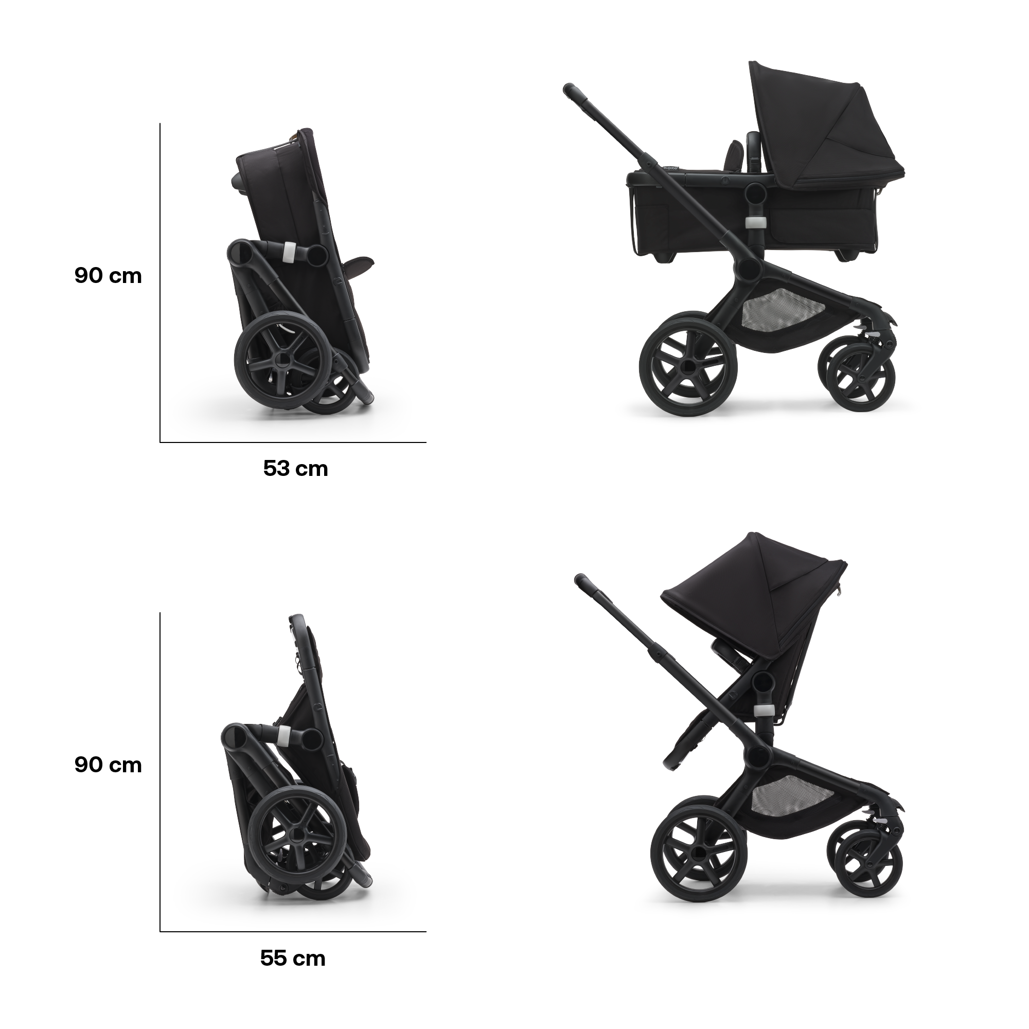 バガブー フォックス 5 A型ストローラー ストーミーブルー sun