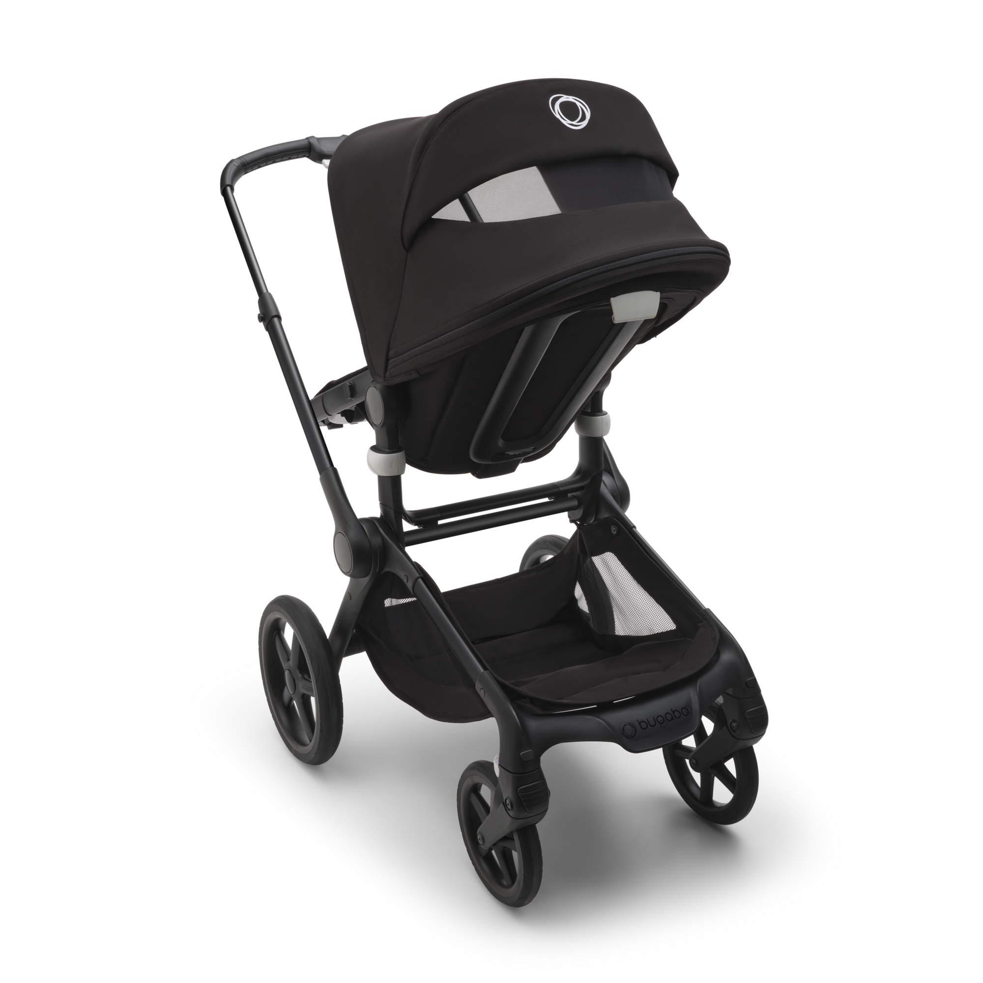 bugaboo フォックス ベビーカー グレー Bugaboo Fox 3 2-in-1 stroller midnight black sun canopy, Grey