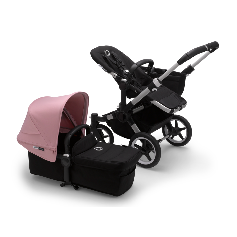 Bugaboo Donkey 3 Mono bassinet and seat stroller soft pink sun Bugaboo Donkey 3 Mono bassinet and seat stroller soft pink sun