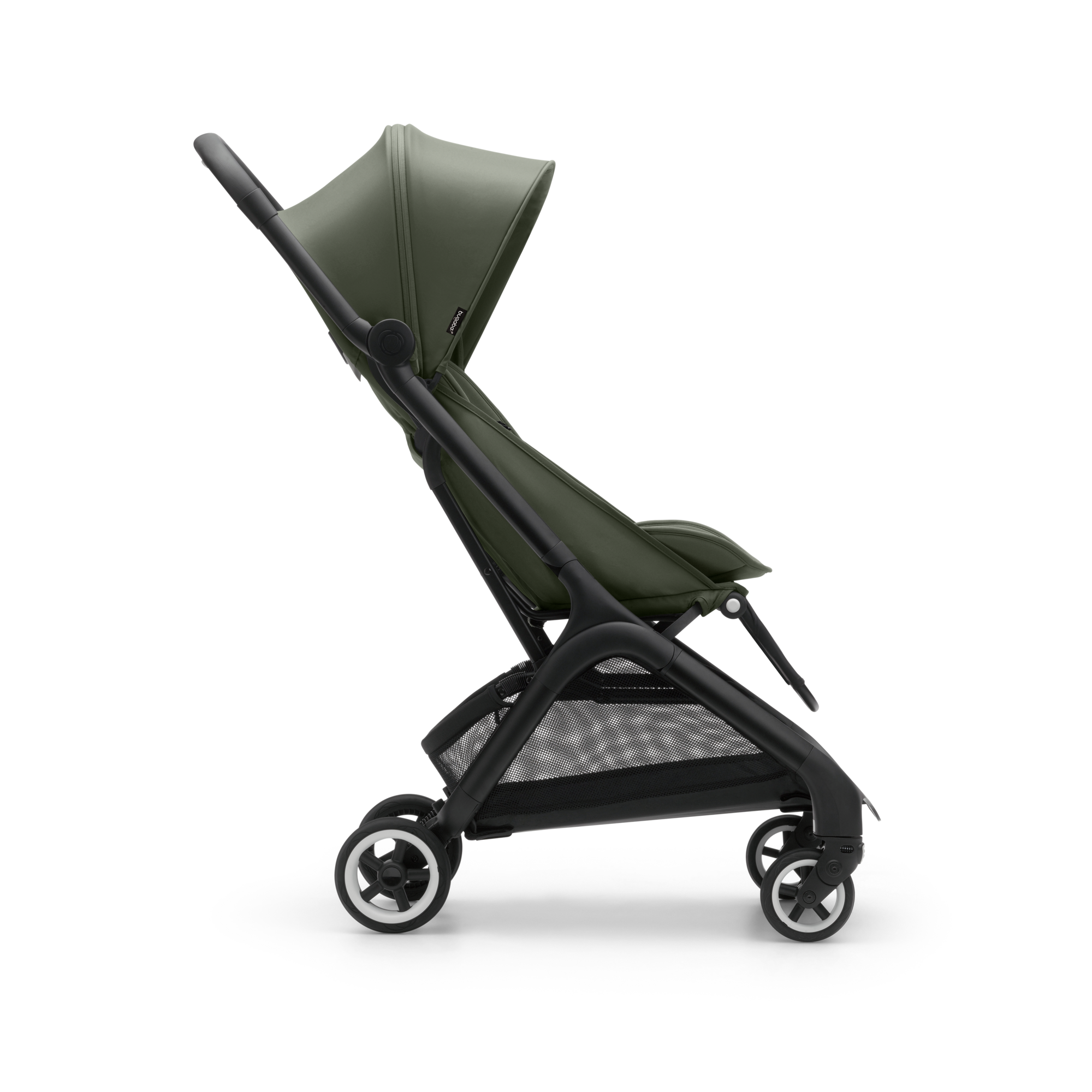 Bugaboo Butterfly travel stroller forest green sun canopy, forest