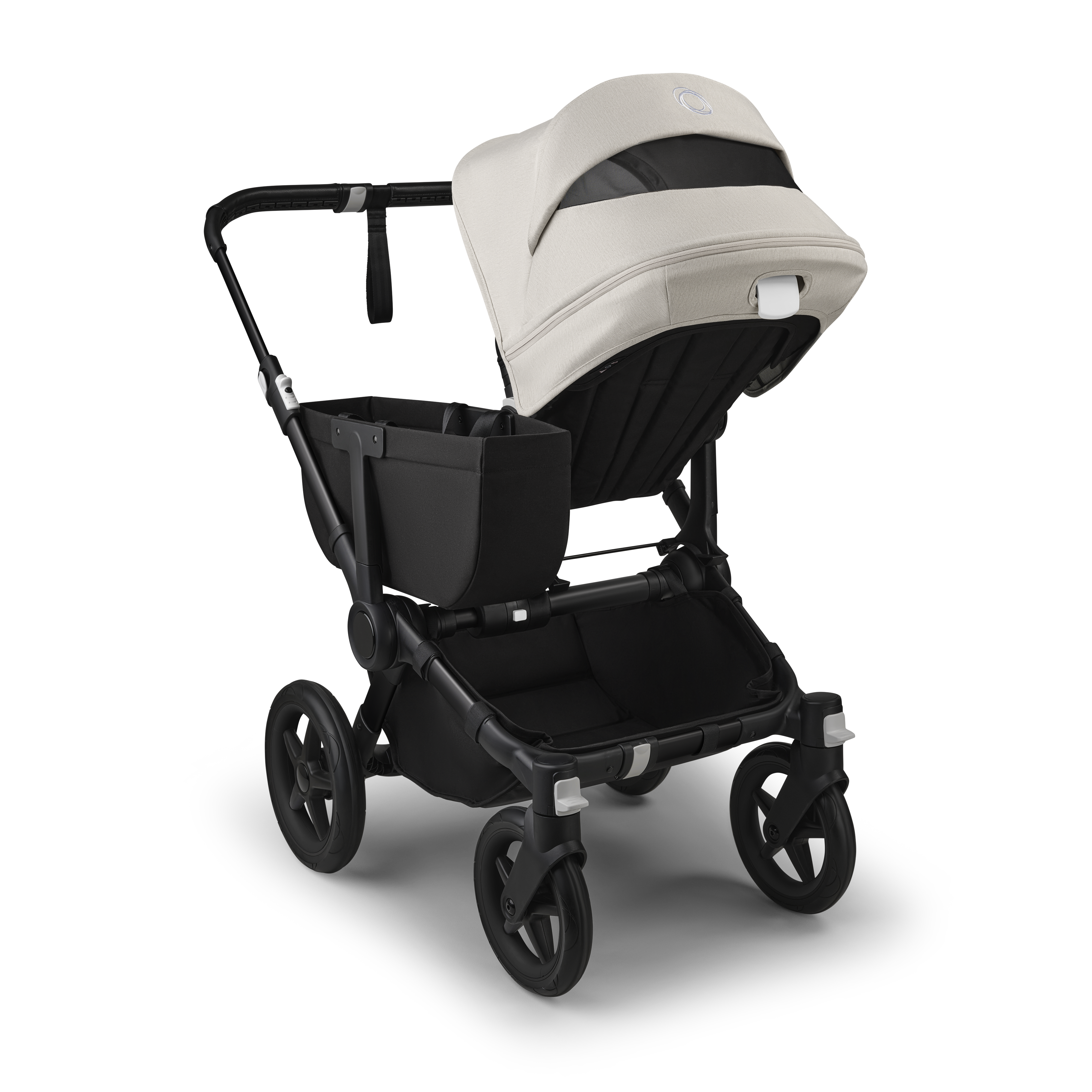 Bugaboo Donkey 5 Mono 2-in-1 stroller misty white sun canopy
