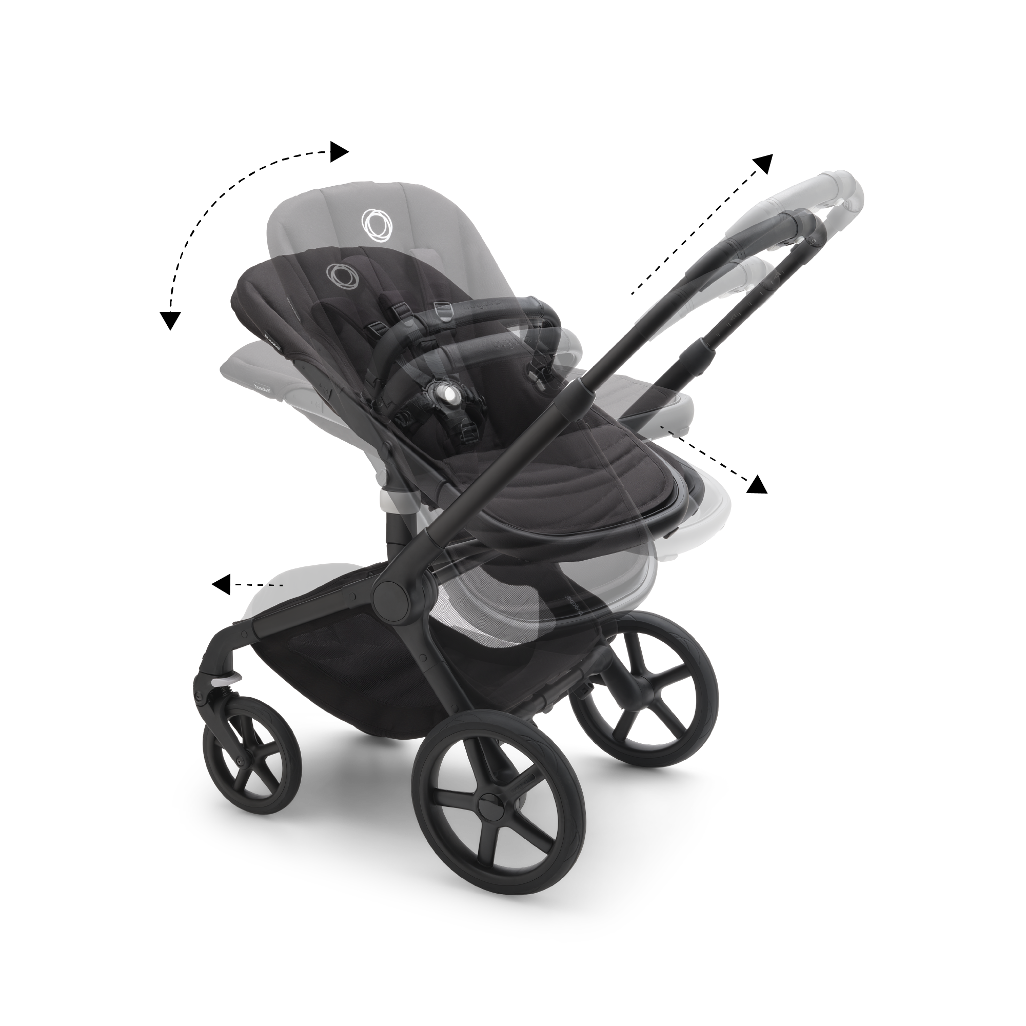 Bugaboo Fox 3 Stroller, 2021, Graphite, Midnight Black