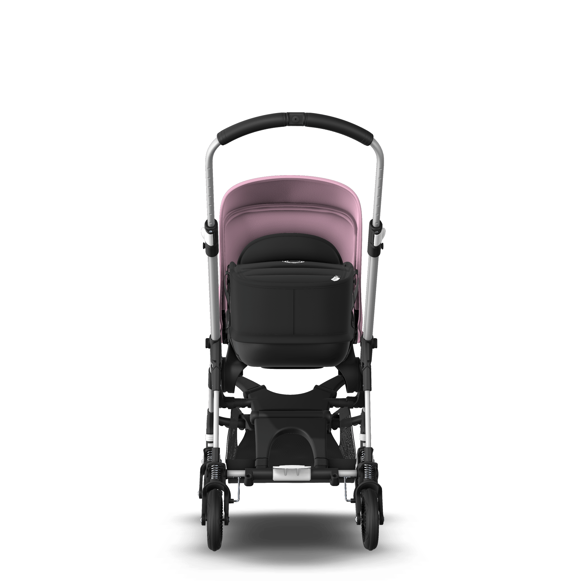 Bugaboo Bee5 bassinet and seat stroller with self stand soft pink