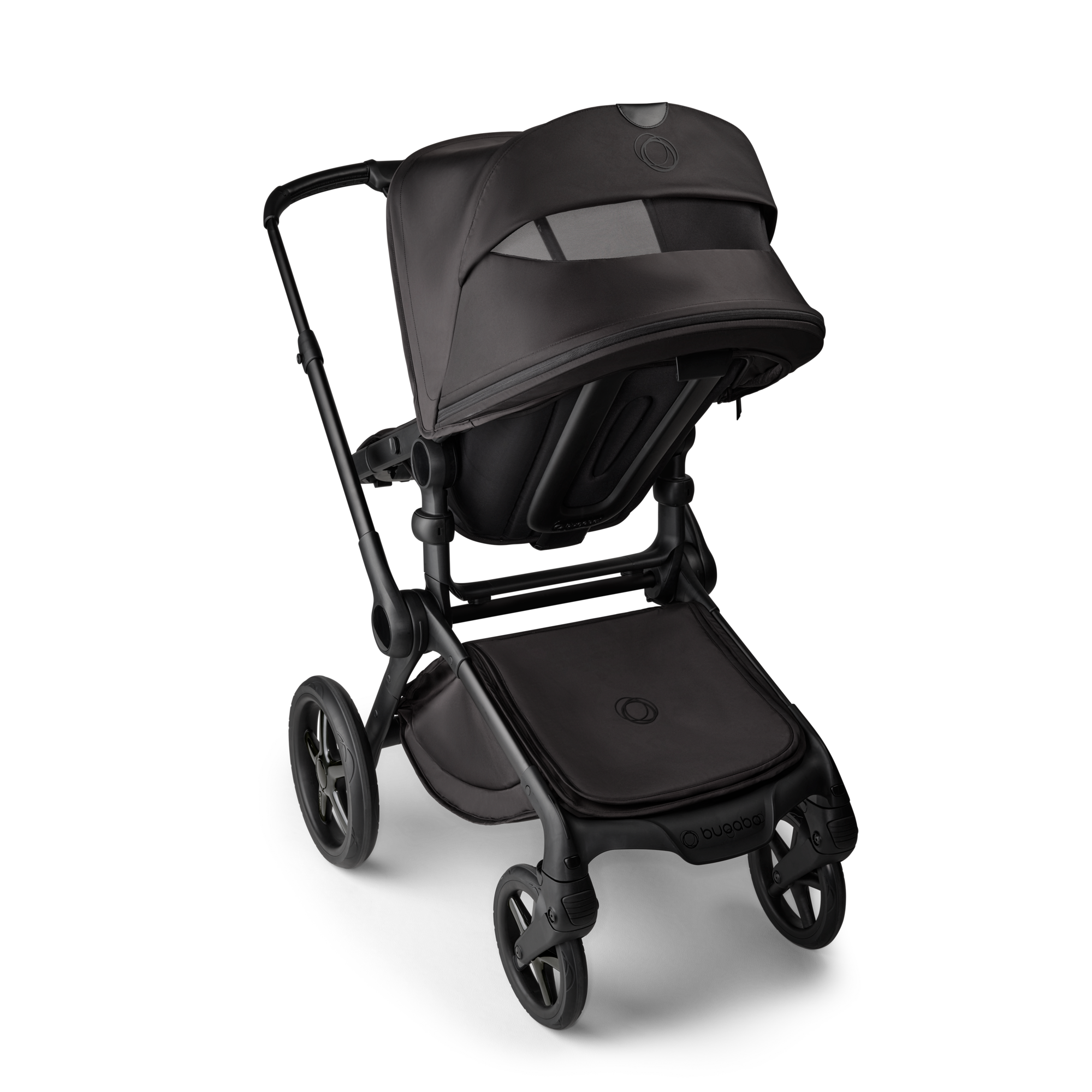 bugaboo 初代FOX キャリーコット セット オールブラック Bugaboo Fox 5 Noir Essential stroller bundle Black moonlight