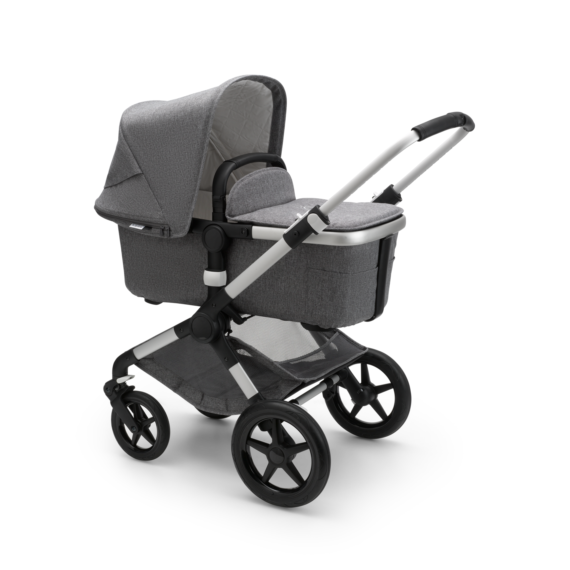 Bugaboo Fox 2 seat and bassinet stroller Classic collection grey