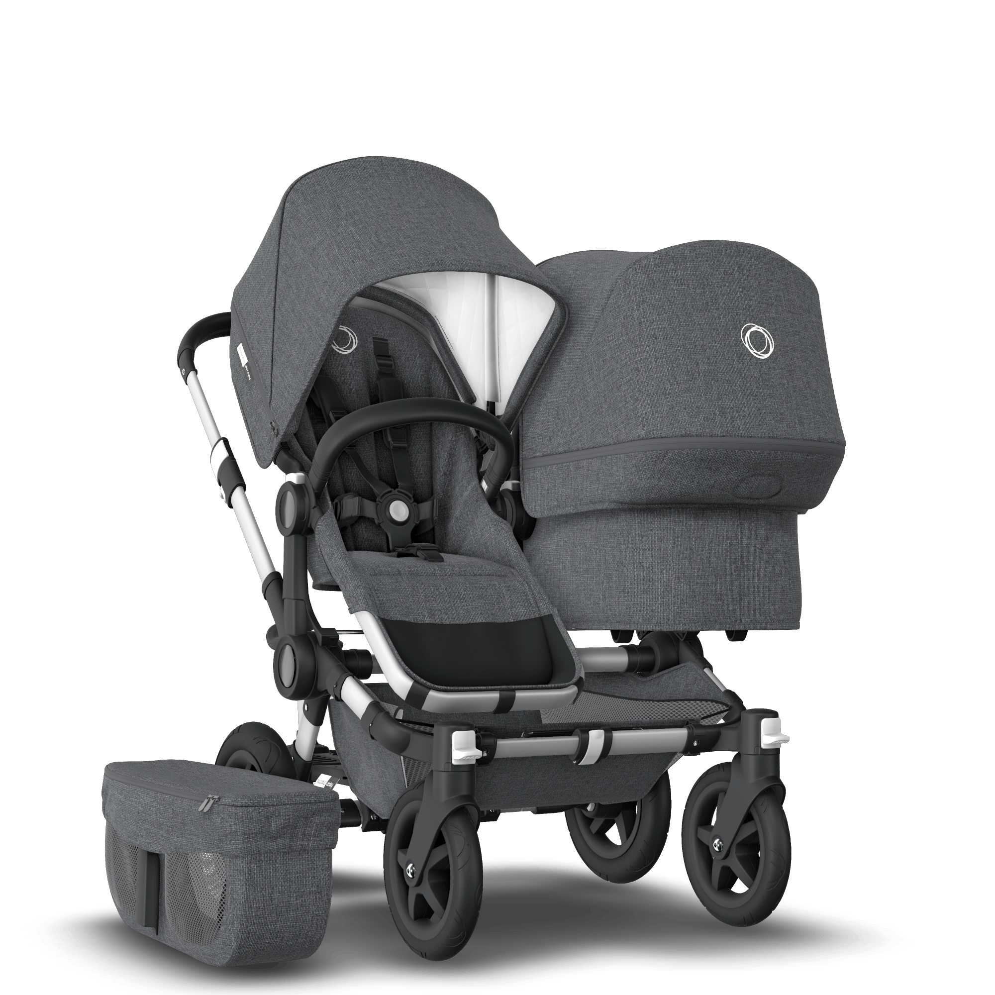 chicco twin stroller Chicco BravoFor2 Standing/Sitting Double Stroller, Iron