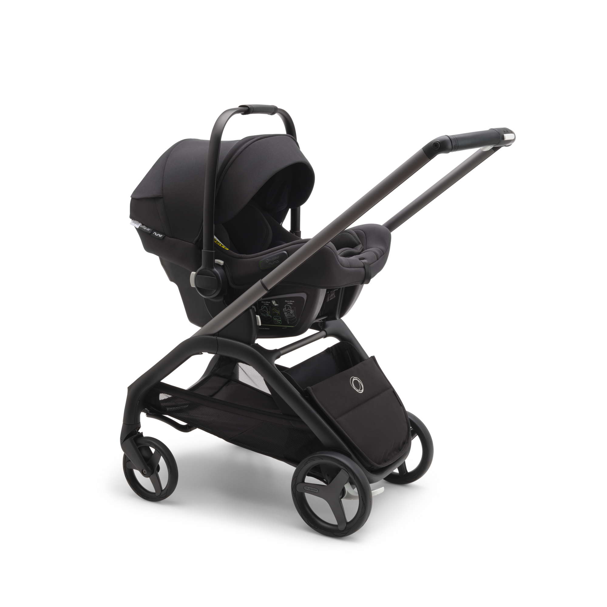 Bugaboo Dragonfly 2-in-1 stroller Grey Melange sun canopy, Grey