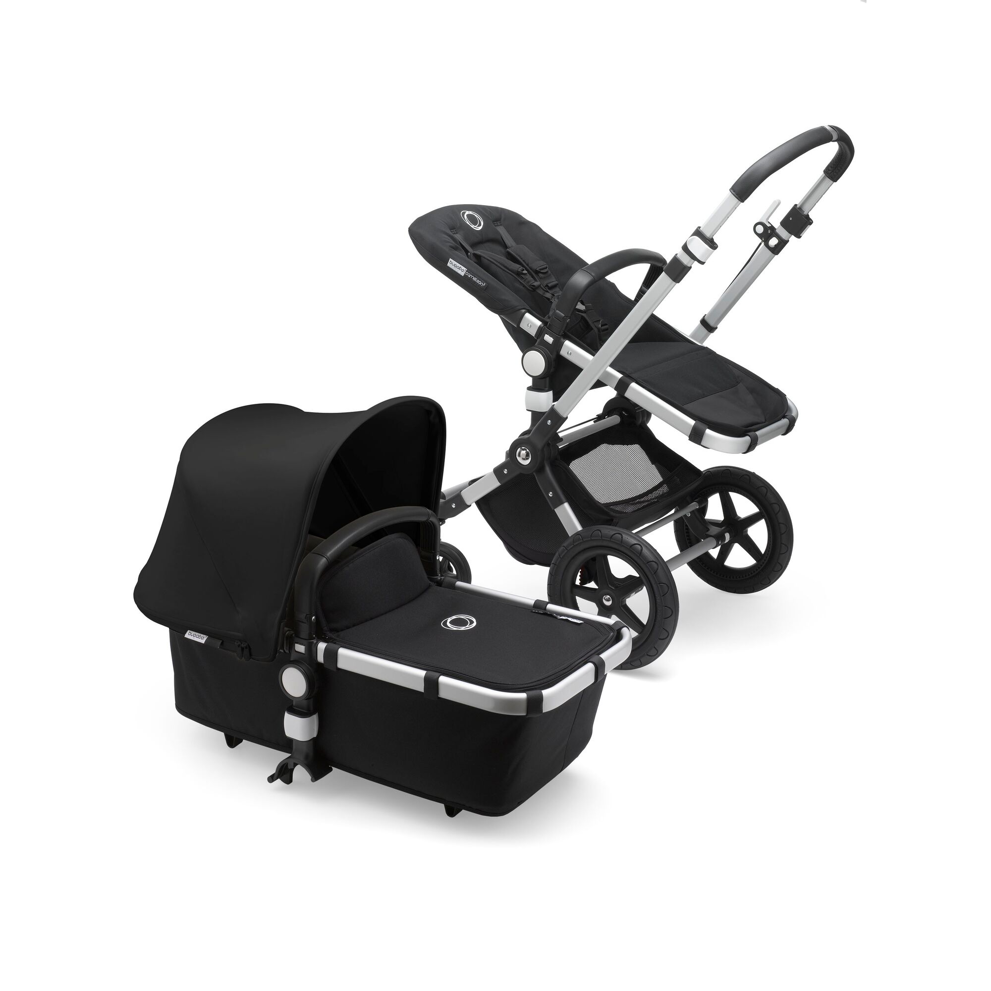 Refurbished Bugaboo Cameleon Plus seat and carrycot pushchair