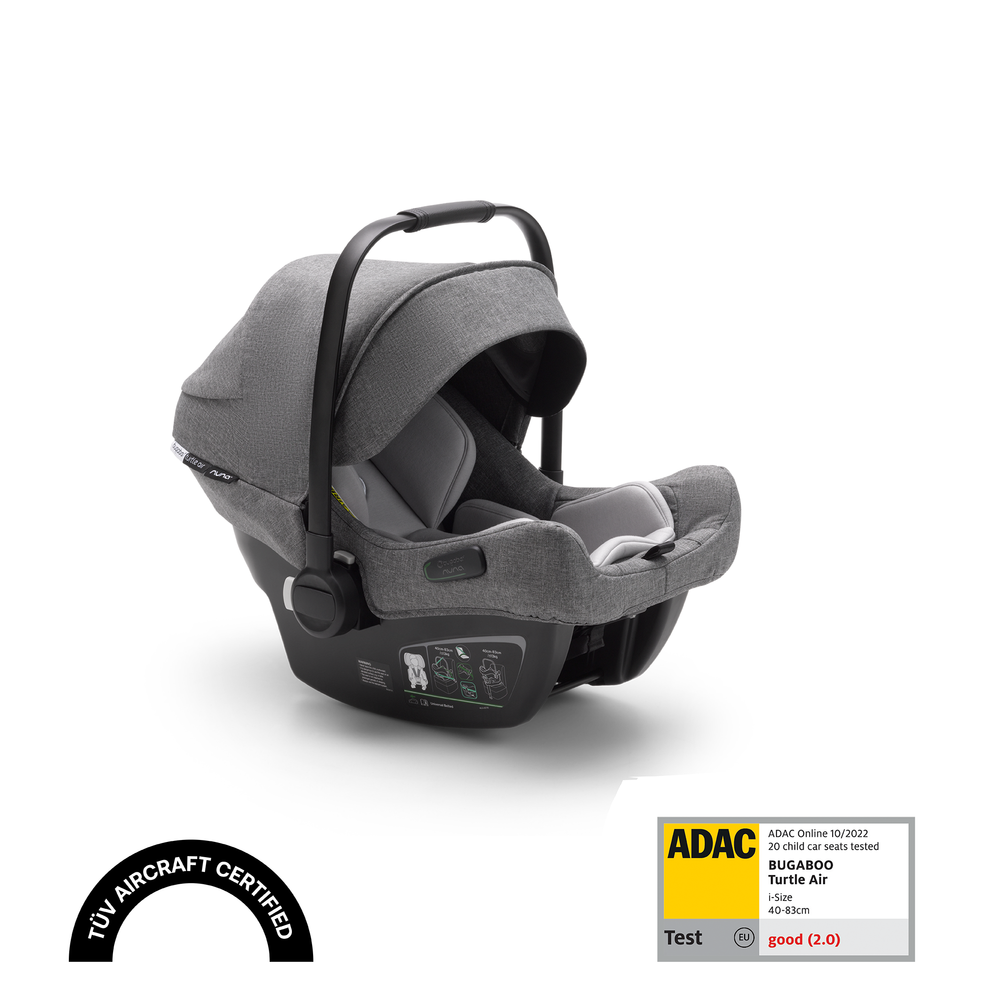 Bugaboo Turtle Air by Nuna - Set med två