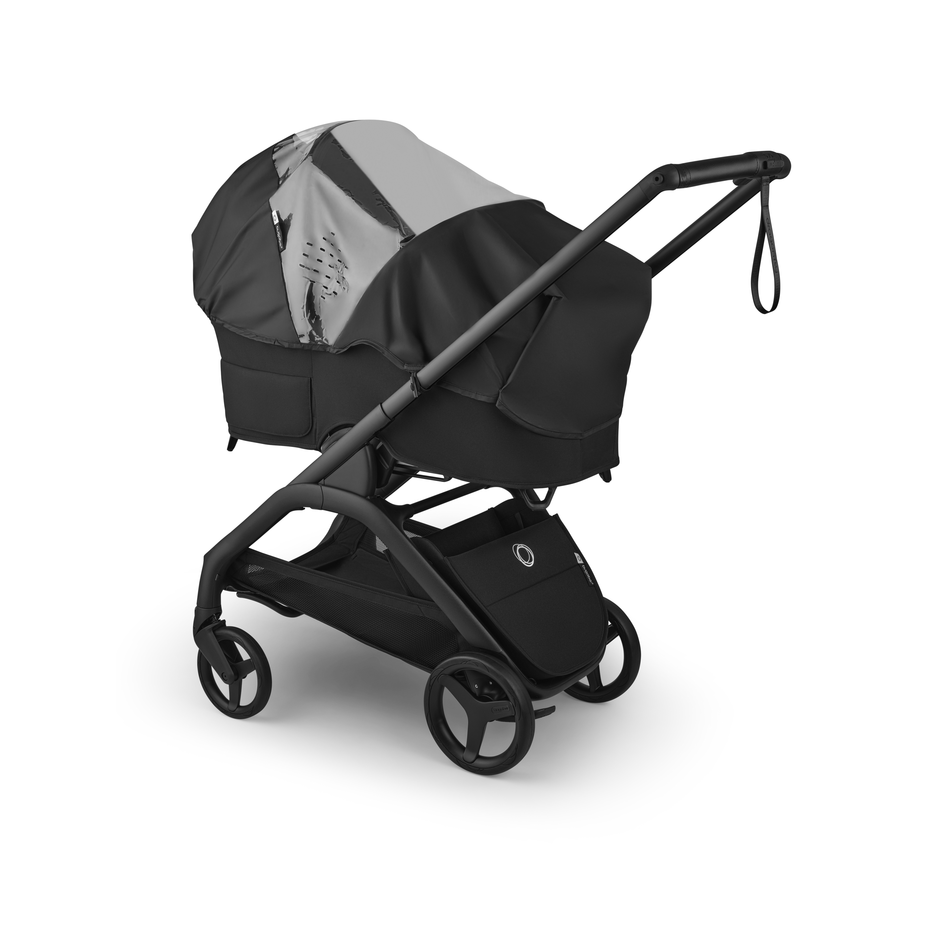 Bugaboo Dragonfly Plus 2-in-1 stroller Grey Melange sun canopy