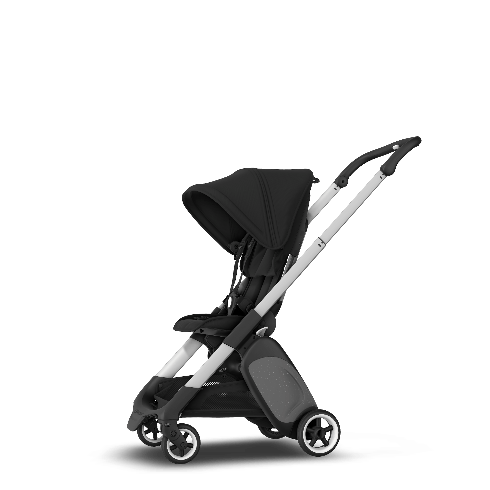 Bugaboo Ant Sit and stand travel stroller black sun canopy, black