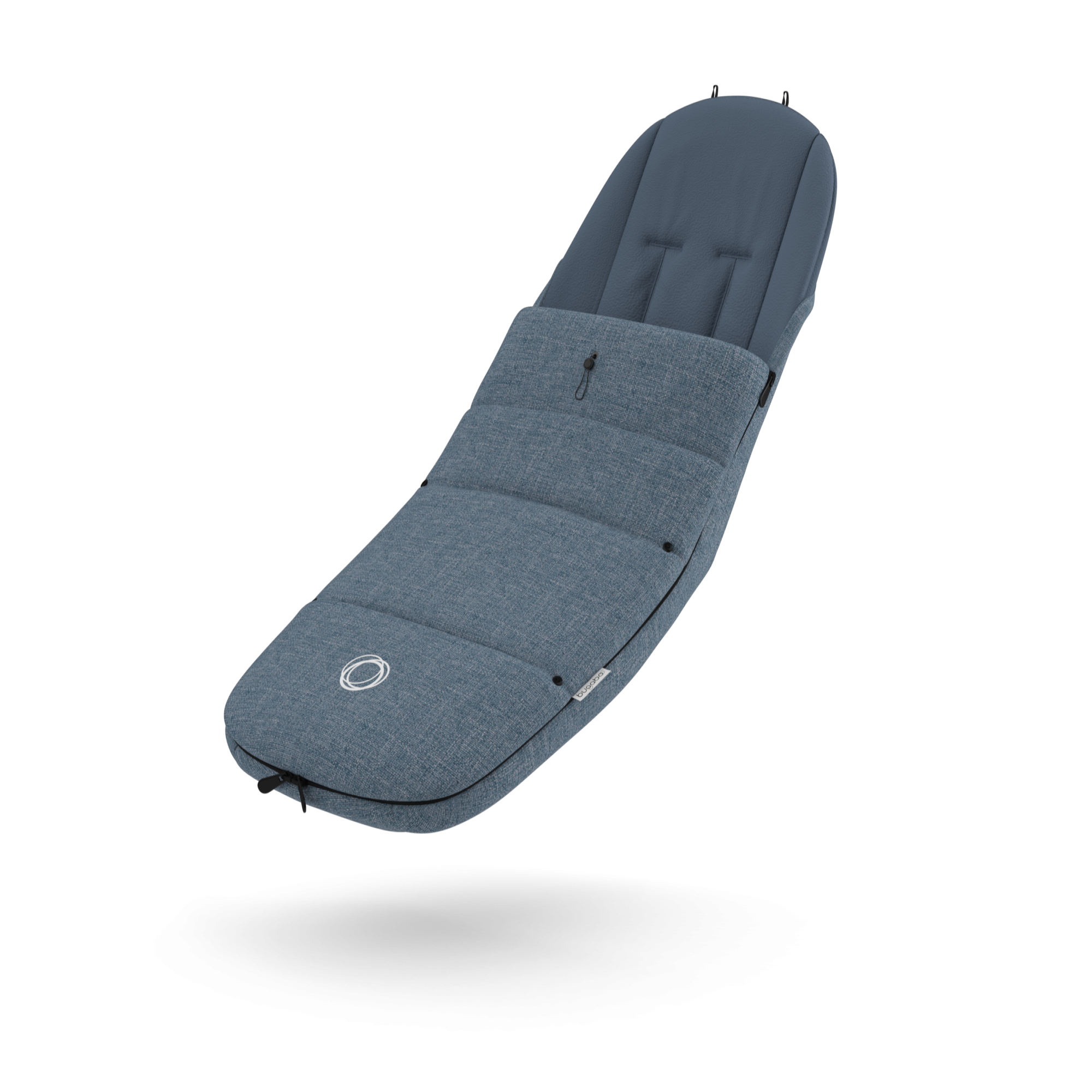 bugaboo footmuff blue melange